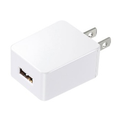 【ACA-IP52W】USB-AC充電器(2A・高耐久タイプ・ホワイト)