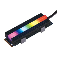 【BA-HM01RGB】RGB LED搭載 M.2 SSD用ヒートシンク