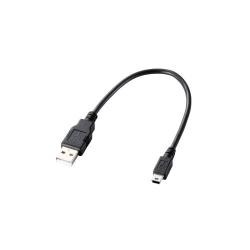 【U2C-GMM025BK】USB2.0ケーブル(A-mini-Bタイプ)