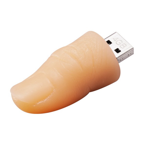 【GH-UFD4GYUBI】USBフラッシュメモリ 親指型 4GB