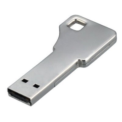 【GH-UFD4GKYS】USBフラッシュメモリ 車鍵型 4GB シルバー