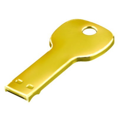 【GH-UFD4GKYG】USBフラッシュメモリ 家鍵型 4GB ゴールド