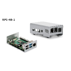 【RPI-4B-1】Raspberry Pi 4B用アルミケース(Raspberry Pi 基板 ×1 収納型)