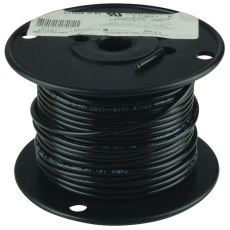 【C2105A.12.01】HOOK UP WIRE 100FT 14AWG TIN-COPPER BLACK
