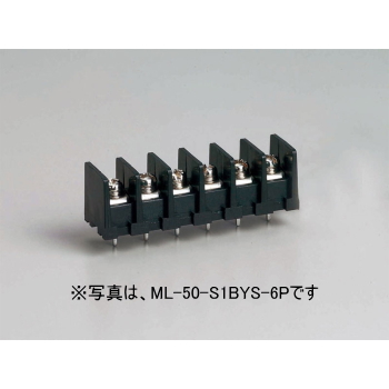 【ML-50-S1BYS-2P】基板用ねじ式端子台 M4セムスねじ 10.16mmピッチ 15A 250V 2極