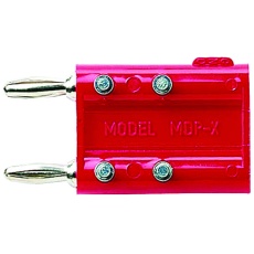 【MDP-X】DOUBLE BANANA PLUG  15A  SOLDER  RED