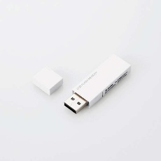 【MF-MSU2B64GWH】キャップ式USBメモリ(ホワイト)64GB