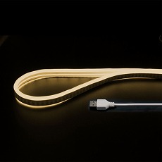 【NEONLT2M-WA】USBネオンチューブライト(2m、電球色)