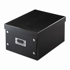 【FCD-MT4BKN】組み立て式DVD BOX(ブラック・W210×D275×H150mm)