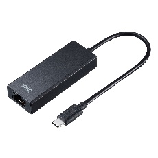 【USB-CVLAN6BK】USB3.2 Type-C-LAN変換アダプタ(2.5Gbps対応)