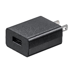 【ACA-IP86BK】USB充電器(1A・ブラック)