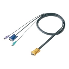 【SW-KLP180N】パソコン自動切替器用ケーブル(PS/2接続、1.8m)