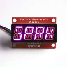 【COM-16919】SparkFun Qwiic Alphanumeric Display - Pink
