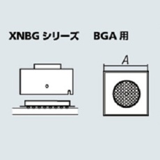 【XNBG-12X12】XFC替ノズル BGA用