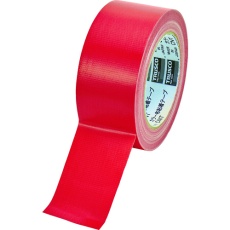 【CNT-5025-R】カラー布粘着テープ 幅50mm長さ25m レッド