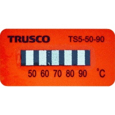 【TS5-50-90】温度シール5点表示不可逆性50℃～90℃(40枚入り)