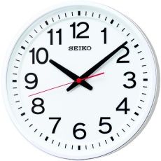 【KX236W】SEIKO 「教室の時計」電波掛時計
