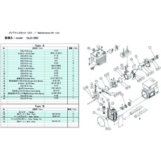 【GLD-280A MAINTENANCEKIT A】ULVAC GLD-280/280A/280B用メンテナンスキットA