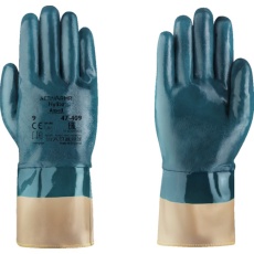 【47-409-10】アンセル ニトリルコーティング手袋 アクティブアーマーハイライト 47-409 XLサイズ