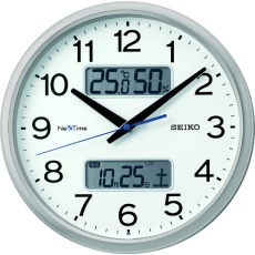 【ZS251S】SEIKO 電波掛時計[セイコーネクスタイム ZS251S](ハイブリッド電波時計)