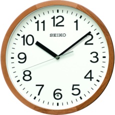 【KX249B】SEIKO 電波掛時計[KX249B]天然木枠