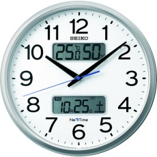 【ZS250S】SEIKO 電波掛時計[セイコーネクスタイム ZS250S](ハイブリッド電波時計)
