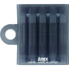 【ABHB-5CK】アネックス 5本組ビットホルダー クリアブラック