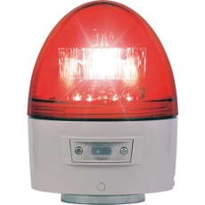 【VK11B-003BR】NIKKEI ニコカプセル高輝度 VK11Bブザー型 LED回転灯 118パイ 赤