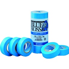 【BLUEBOSSJAN-18】カモ井 マスキングテープ塗装用 幅18mm×長さ18m ブルー