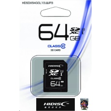 【HDSDX64GCL10UIJP3】ハイディスク SD64GB