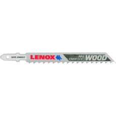 【1991407】LENOX バイメタルジグソブレード Tシャンク 木材粗切り(釘入り可)高速切断 101.6mmX6山(5枚) B406T5