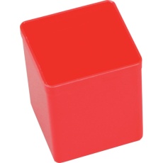 【456305】allit プラスチックボックス Allitパーツケース EuroPlus用 赤 54X54X63mm