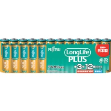 【LR6LP(12S)】富士通 アルカリ乾電池単3 Long Life Plus 12個パック