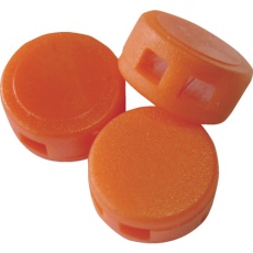 【9190010】ハディー 封印用樹脂 オレンジ 10mm 1000個
