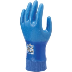 【NO283R-L】ショーワ ポリウレタン手袋 No.283ジャージテムレス ブルー Lサイズ