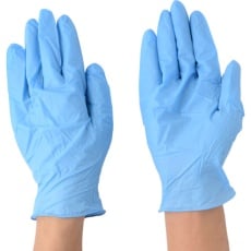 【NO981LL-B】エステー モデルローブニトリル使いきり手袋(粉つき)LLブルー NO981