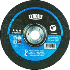【701518】TYROLIT オフセット砥石 T-Grind 125mm #24