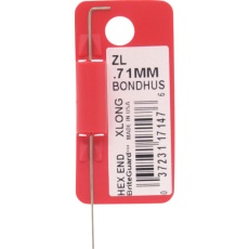 【ZL0.71MM】ボンダス 六角L-レンチ エクストラロング 0.71mm