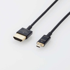 【DH-HDP14SSU10BK】Premium HDMI Microケーブル(超スリム)