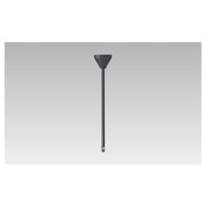 【NDR0313(K)】パイプ吊具(黒、50cm)