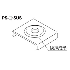 【PS-10-SUS】ステンPSプレート w3/8