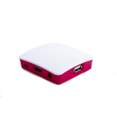 【RPI-3A+-CASE】Raspberry Pi 3 Model A+用オフィシャルケース 赤/白