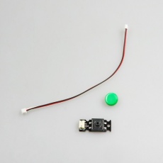 【SEDU-058339】micro:bit用ボタン緑(コネクタータイプ)