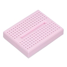 【EIC-1501-12】小さいブレッドボード(ピンク)
