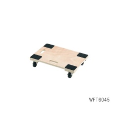 【3-6872-02】木製平台車 WFT6045