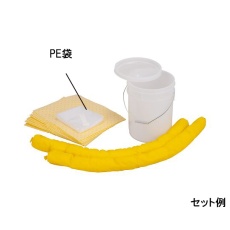 【4-2554-13】補充用PE袋 液体吸収セット