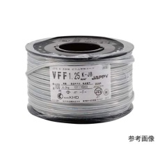 【62-3146-28】VFF0.75SQ 黒 ビニル平形コード