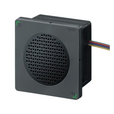 【XVSA9MBN】コーンスピーカー型電子音警報器(DIN96、ダークグレイ)