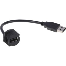 【111-6761】RS PRO USBコネクタ Mini タイプ、メス パネルマウント
