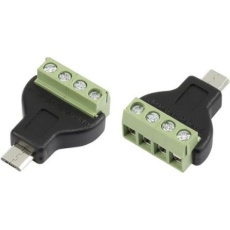【179-2871】RS PRO USBコネクタ Micro B タイプ、オス ケーブルマウント